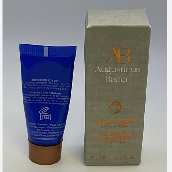 Augustinus Bader The Rich Cream Deluxe Sample Size .2oz, 7ml Travel New in Box - Picture 2 of 5